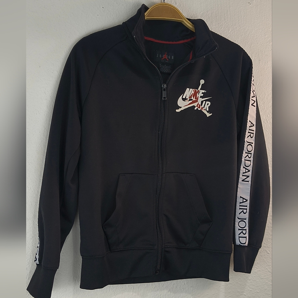 Nike Air Jordan Black Full-Zip Hoodie